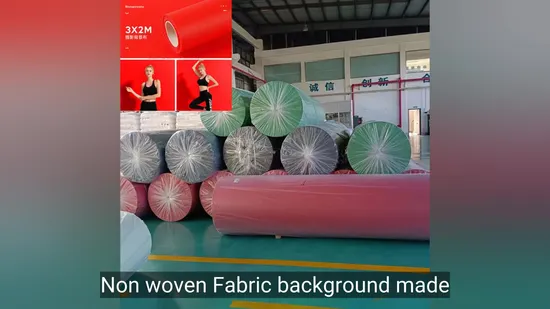 Backdrops 120GSM PP Spunbond Nonwoven Mattress Bedding Spring Pocket Lining Rolls