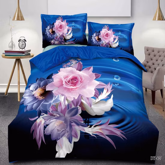 Custom New Design Duvet Cover and Pillow Case Bedding Set