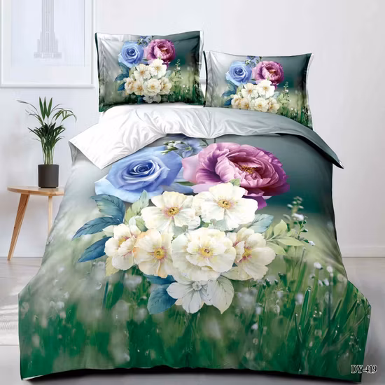 Custom New Design Duvet Cover and Pillow Case Bedding Set