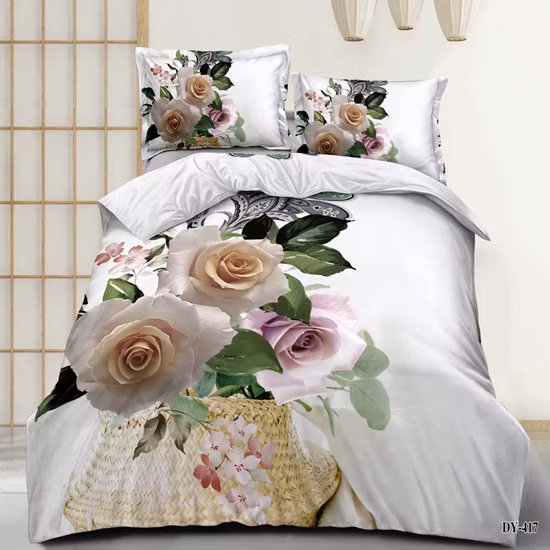 Custom New Design Duvet Cover and Pillow Case Bedding Set