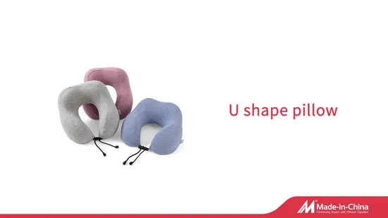 Popular Memory Foam Supportive U Shape Pillow with Pocket 