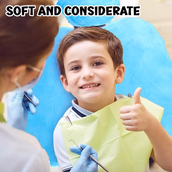 SJ Dental Half Chair Covers High Quality Disposable Non woven Waterproof Cover Sleeve for Dental Chair Back and Headrest